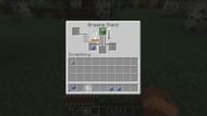 A slime block brewing an oozing potion (Image via Mojang)